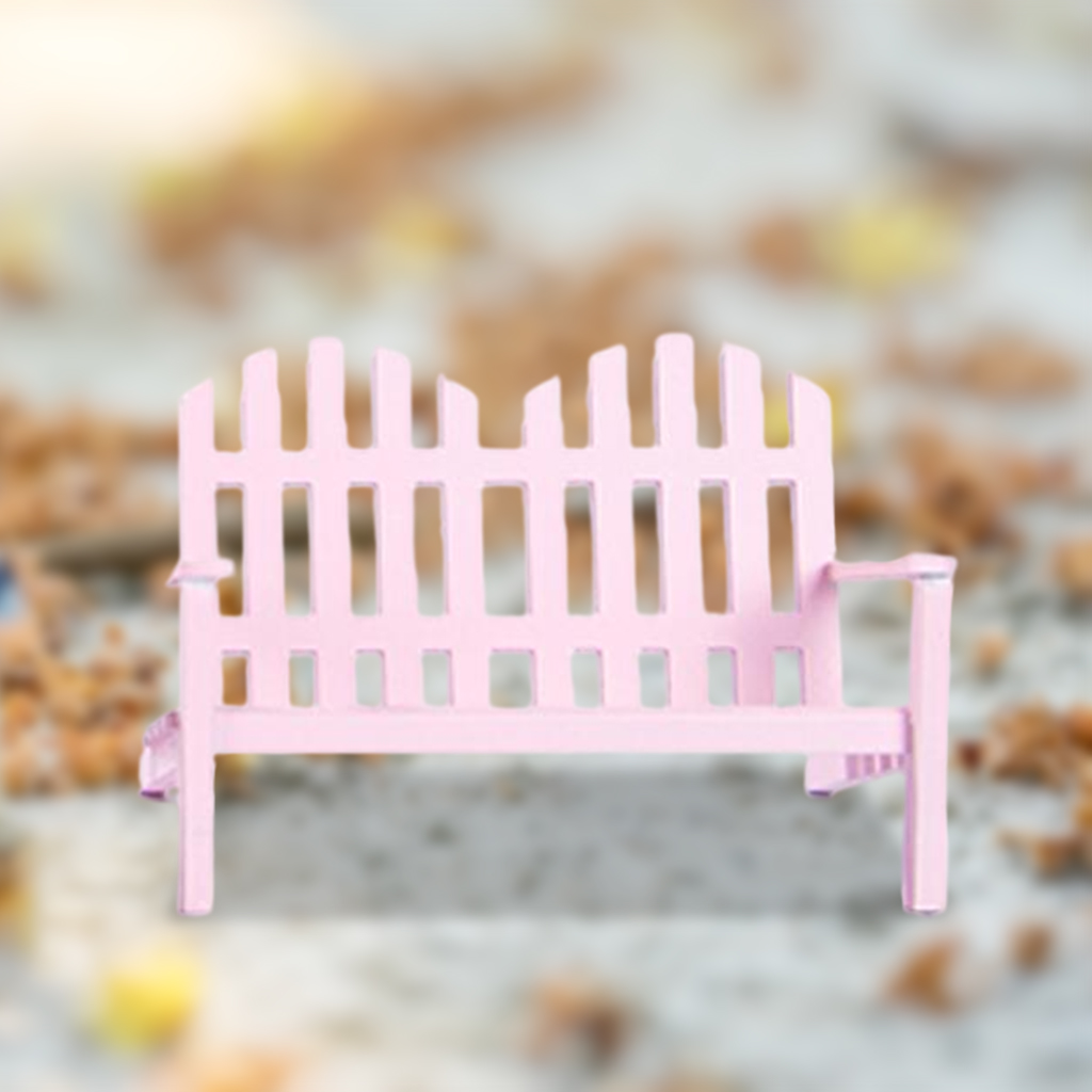 Simulation Mini 1/12 Scale Doll House Furniture BJD Scene Bench Lounge Chair Model Outdoor Street DIY Decoration Birthday Gifts