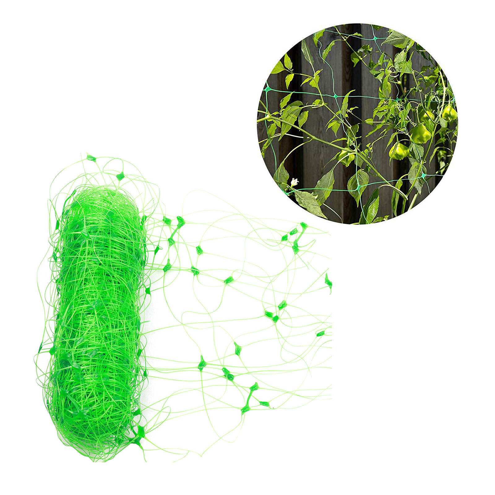 Plastic Trellis Netting Garden Net Support for Outdoor Fruits Vine Plants Vegetables Fruits Climbing 6 inch Mesh Hole Size