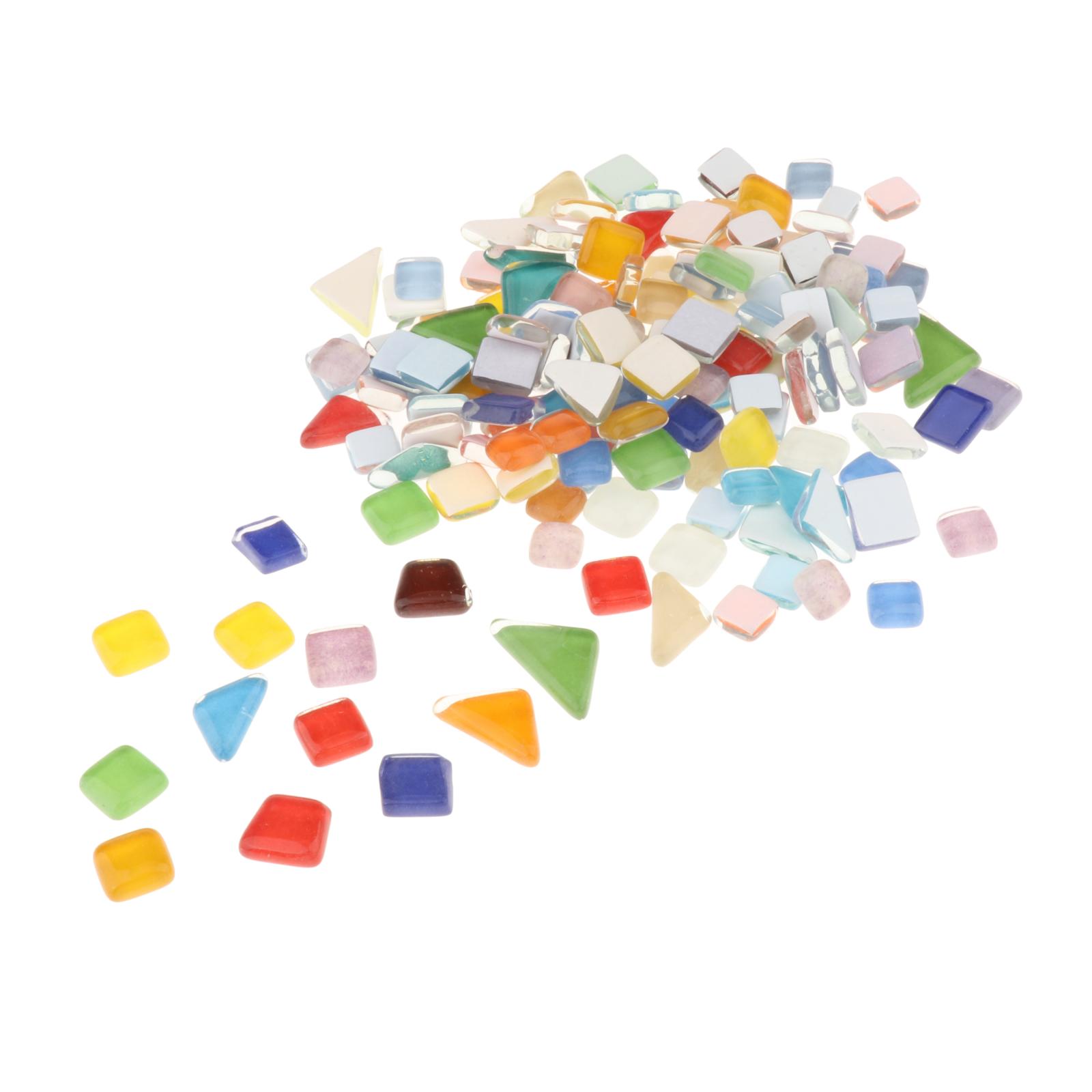 Premium Mosaic Tiles Mixed Color Arts Decorative Glass Pieces DIY Stones