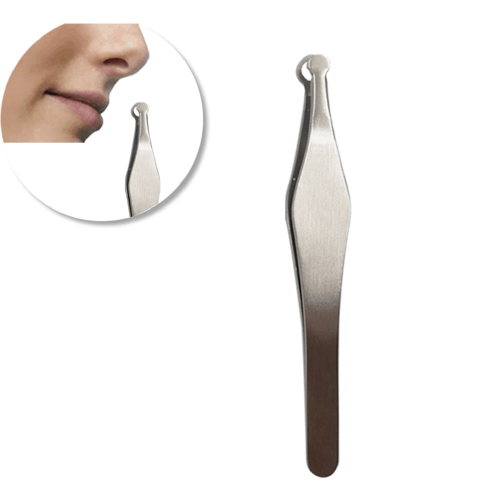 Nose Hair Tweezers Shaving Safe for Eyebrows Hair Removal Kit for Men Women