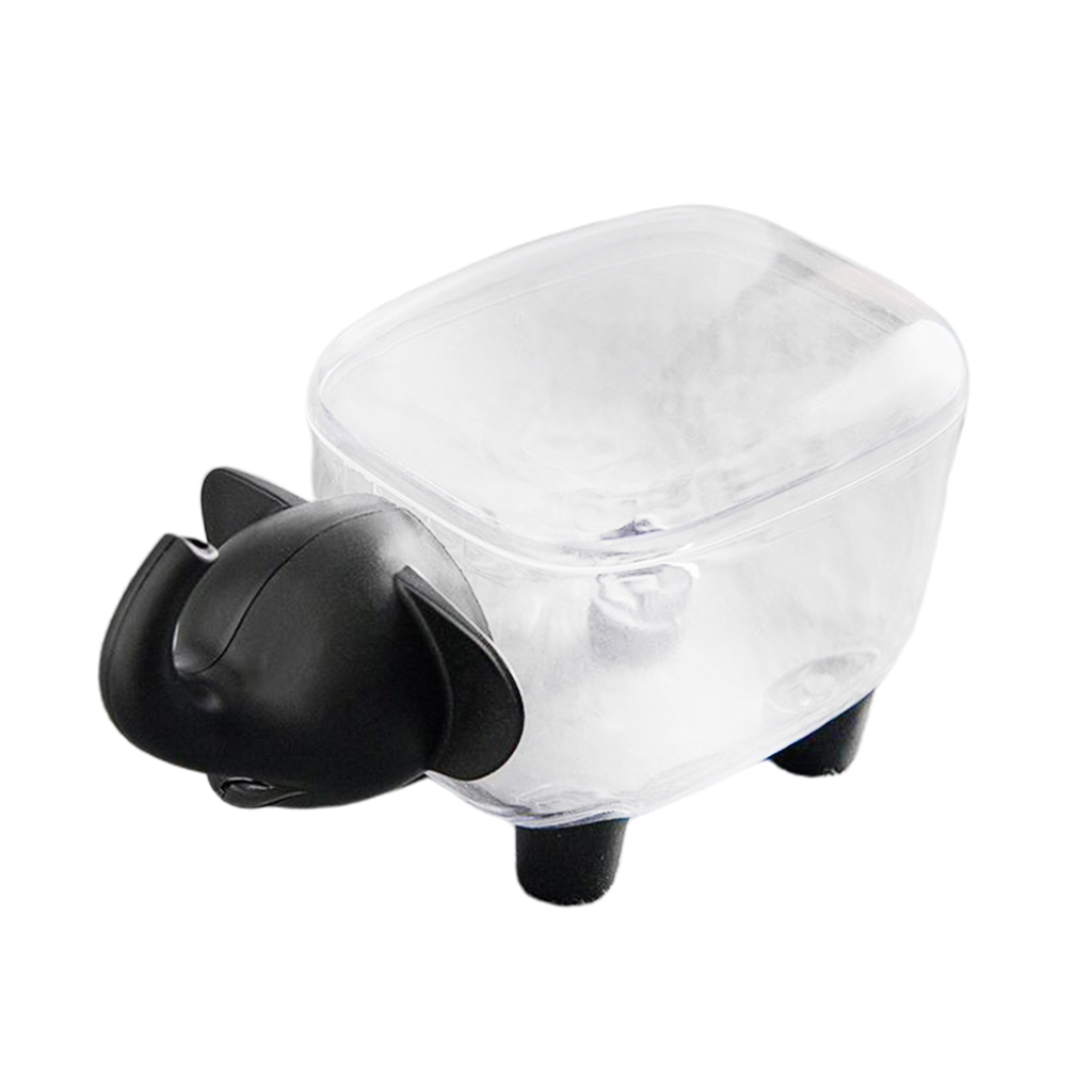 Nordic Style Clear Storage Box Organizer With Lid Sheep/Elephant F/bar KTV
