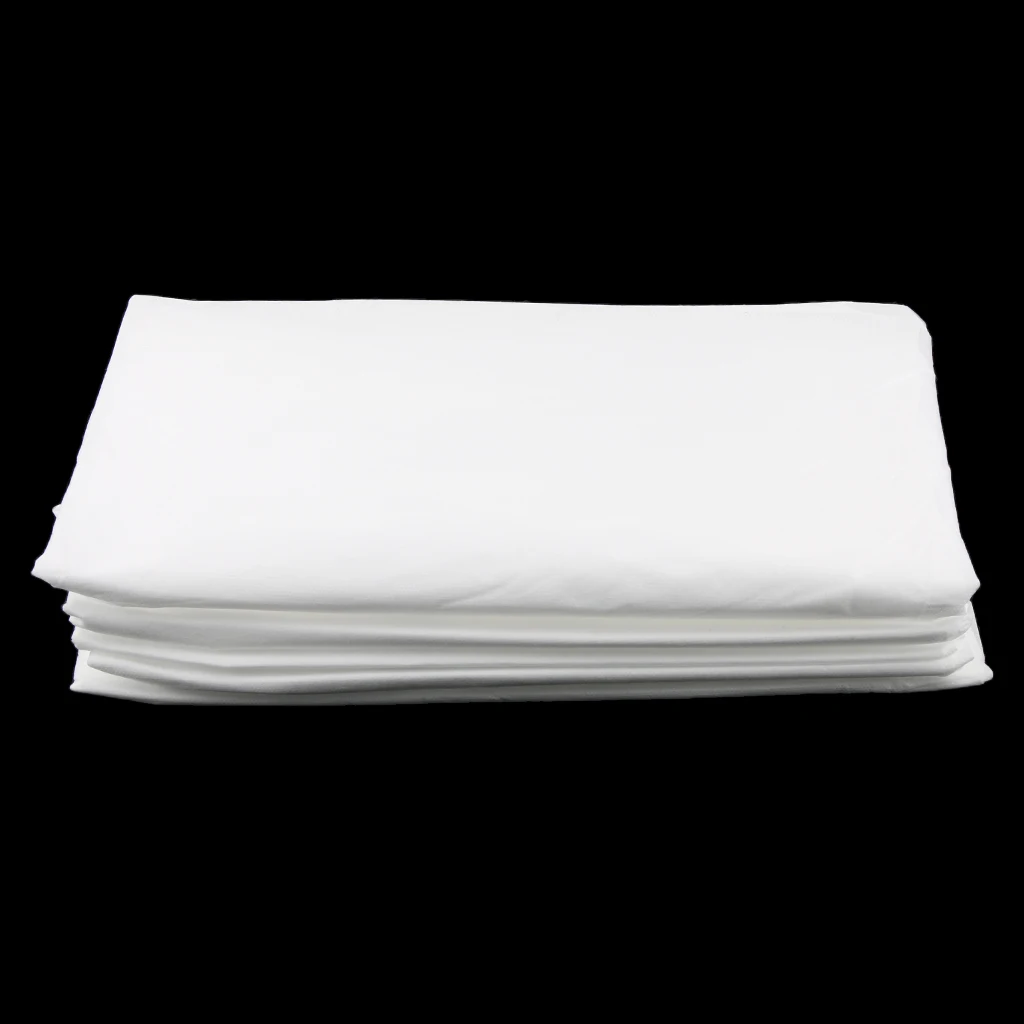 5 Pcs Disposable Sheets One Time Massage Table Bed Cover with Face Breath Hole for Home Beauty Salon SPA