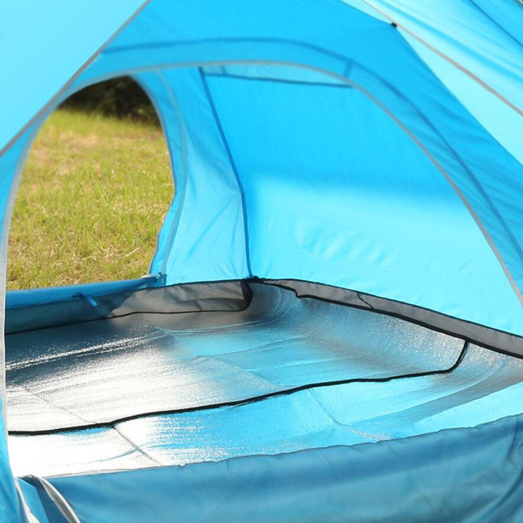 Camping Blanket Waterproof Emergency Thermal Mat Lightweight Reflective Tarp Aluminum Foil Picnic Pad for Sleeping Trip Hiking