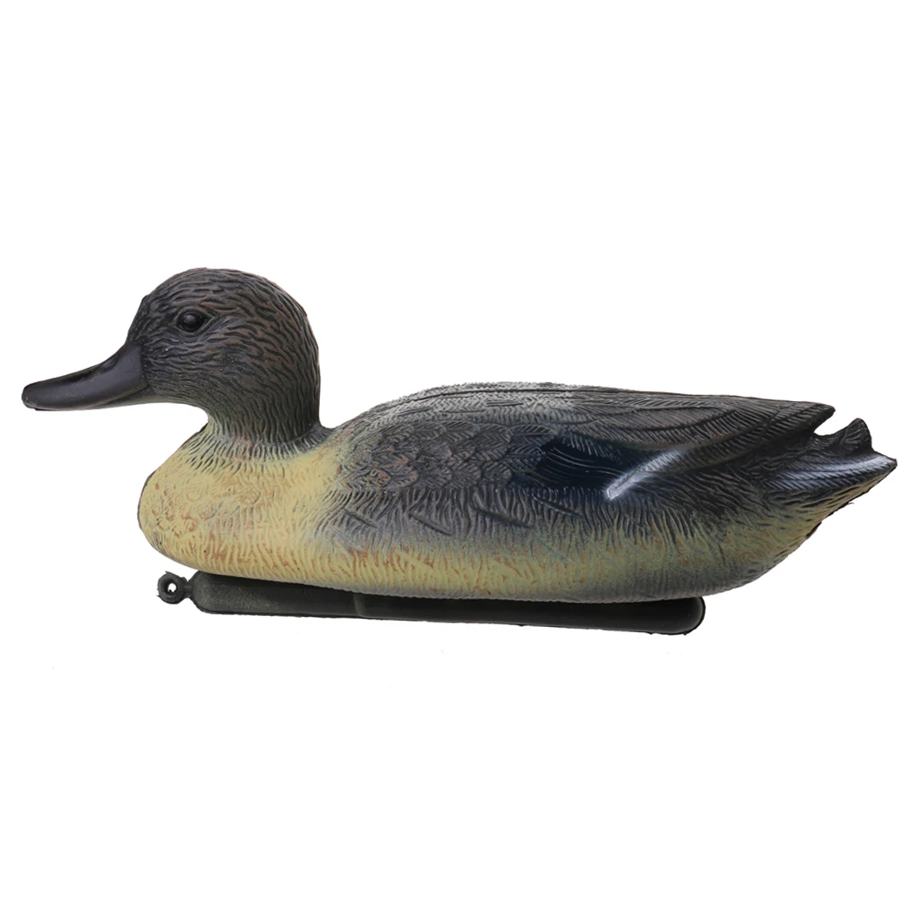 PE HUNTING DUCK DECOY MALLARD DUCK DRAKE FLOATING KEEL DEADLY