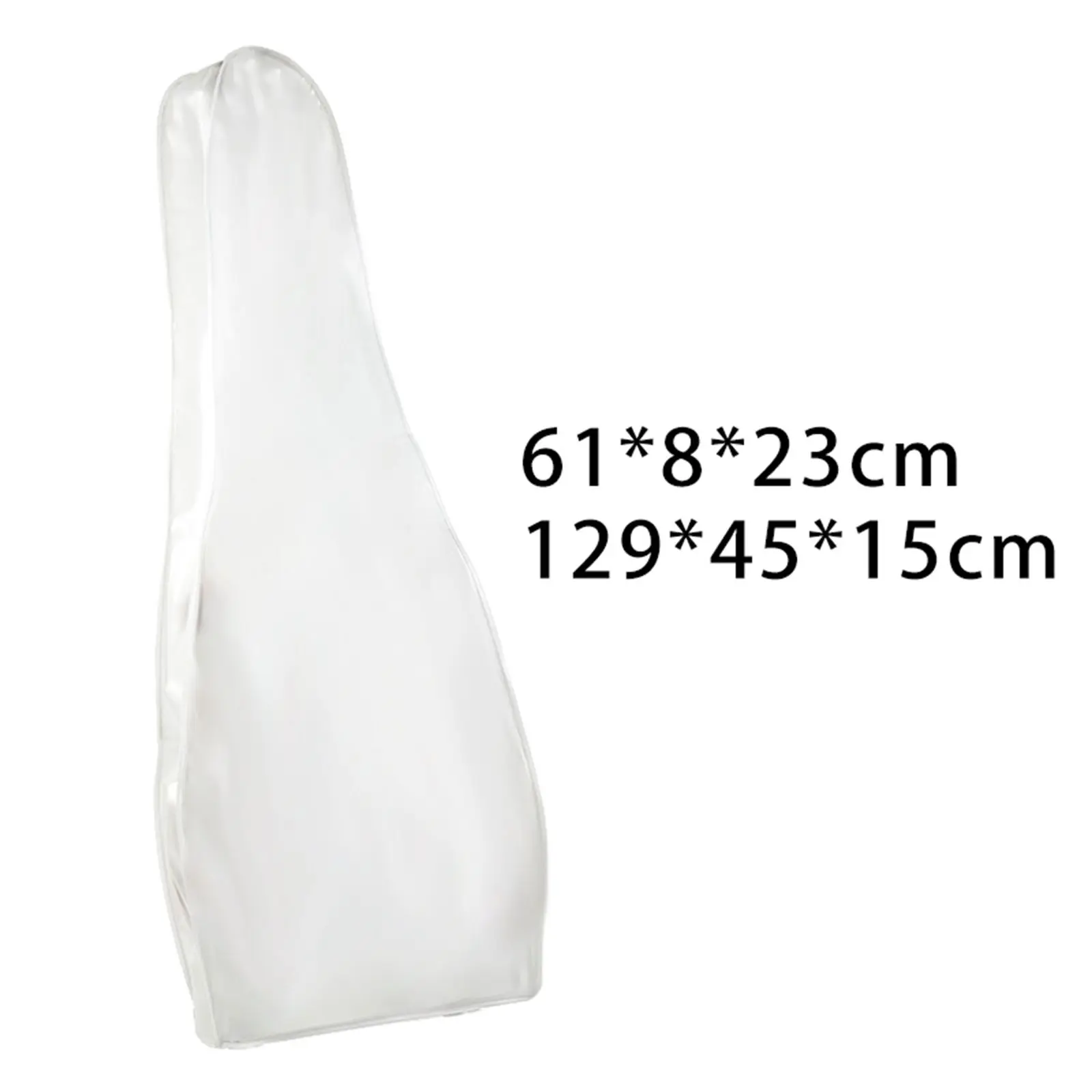 Clear Violin Shell Case, Durable Lightweight, Waterproof for T-07 Violin, T-08 Cello, Full Size Violin
