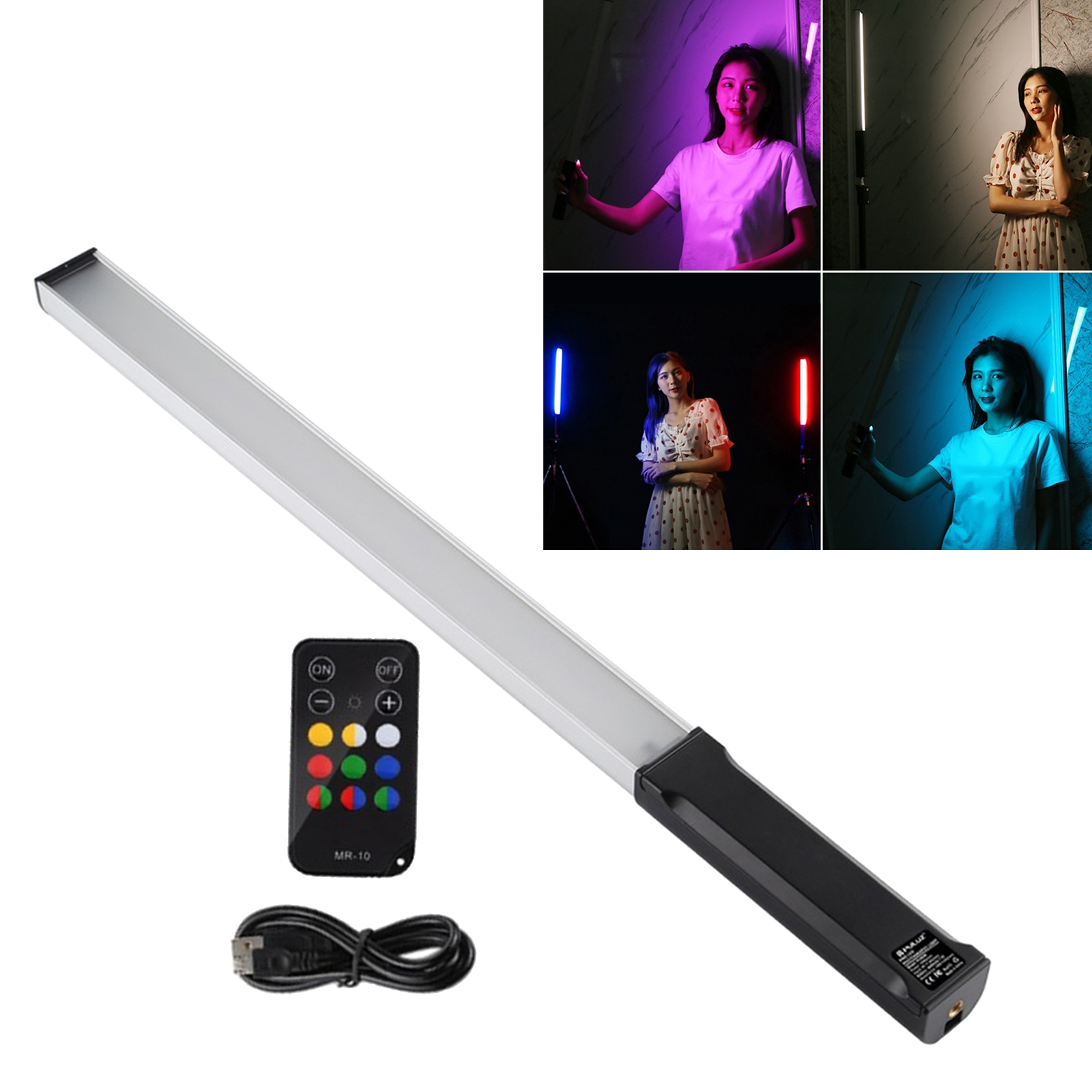 RGB LED Video Light Flash Tube Lights Filming Photographic Lighting 7.4V 10W