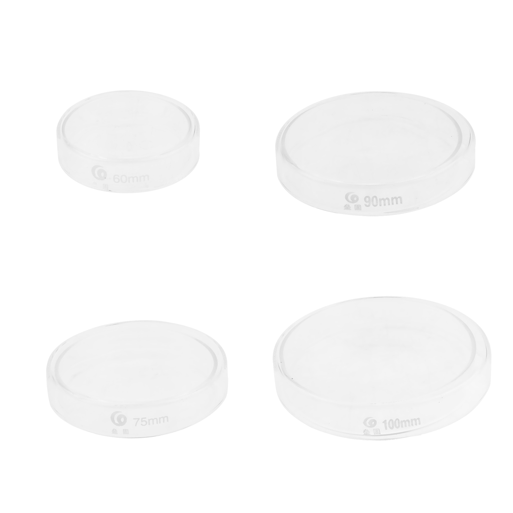 Petri Dish Glass Sterile Cell Plants Tissue Culture Dishes 60mm/75mm/90mm/100mm