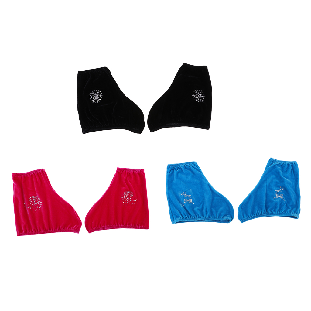 2pcs Fashion Ice/Figure/Roller Skate Boots Shoes Cover Protecting Tool with Elk Snowflake    Image