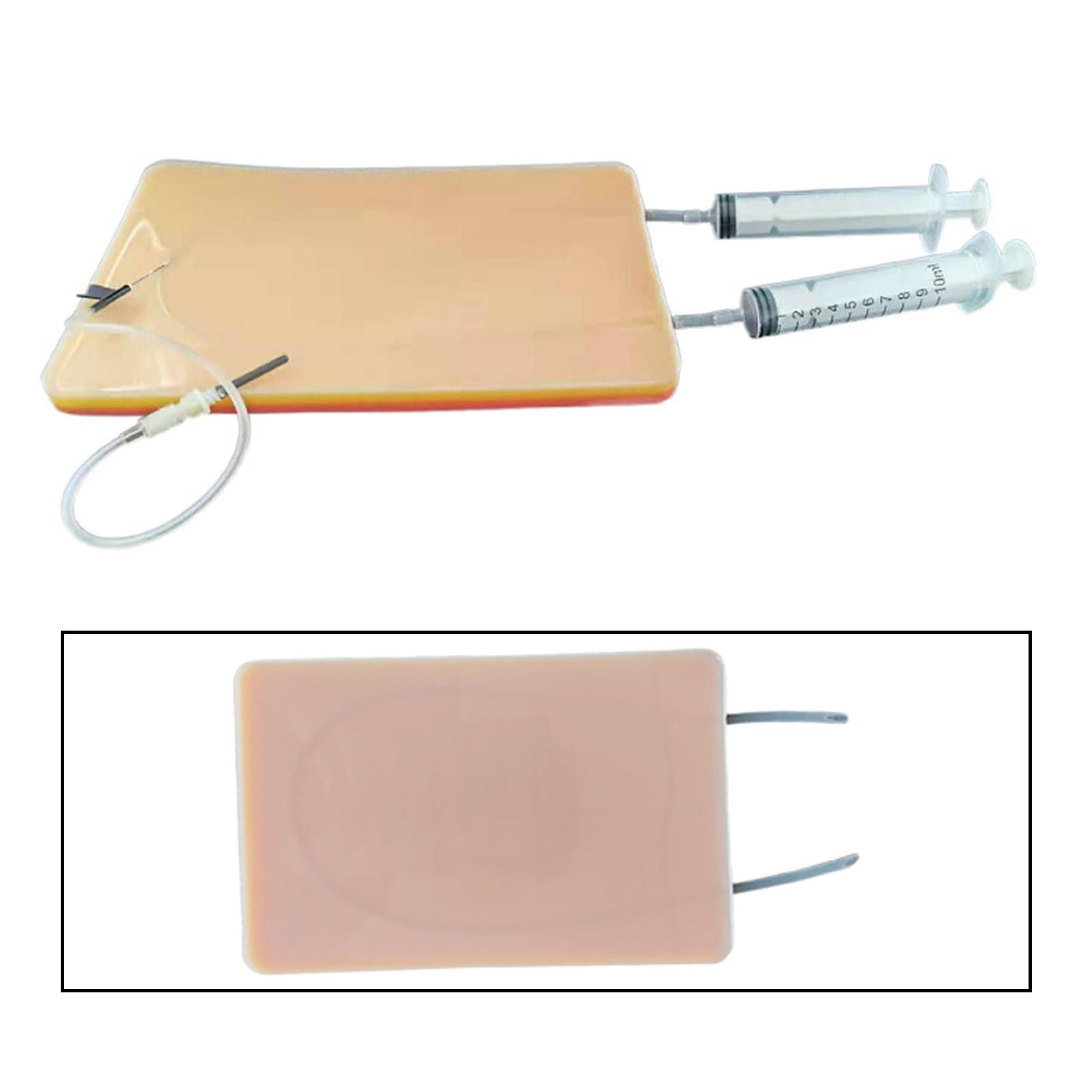 Simulation IV Injection Training Pad Educational with Blood Vessels Model Human Skin Injection Model for Nurse Training Material