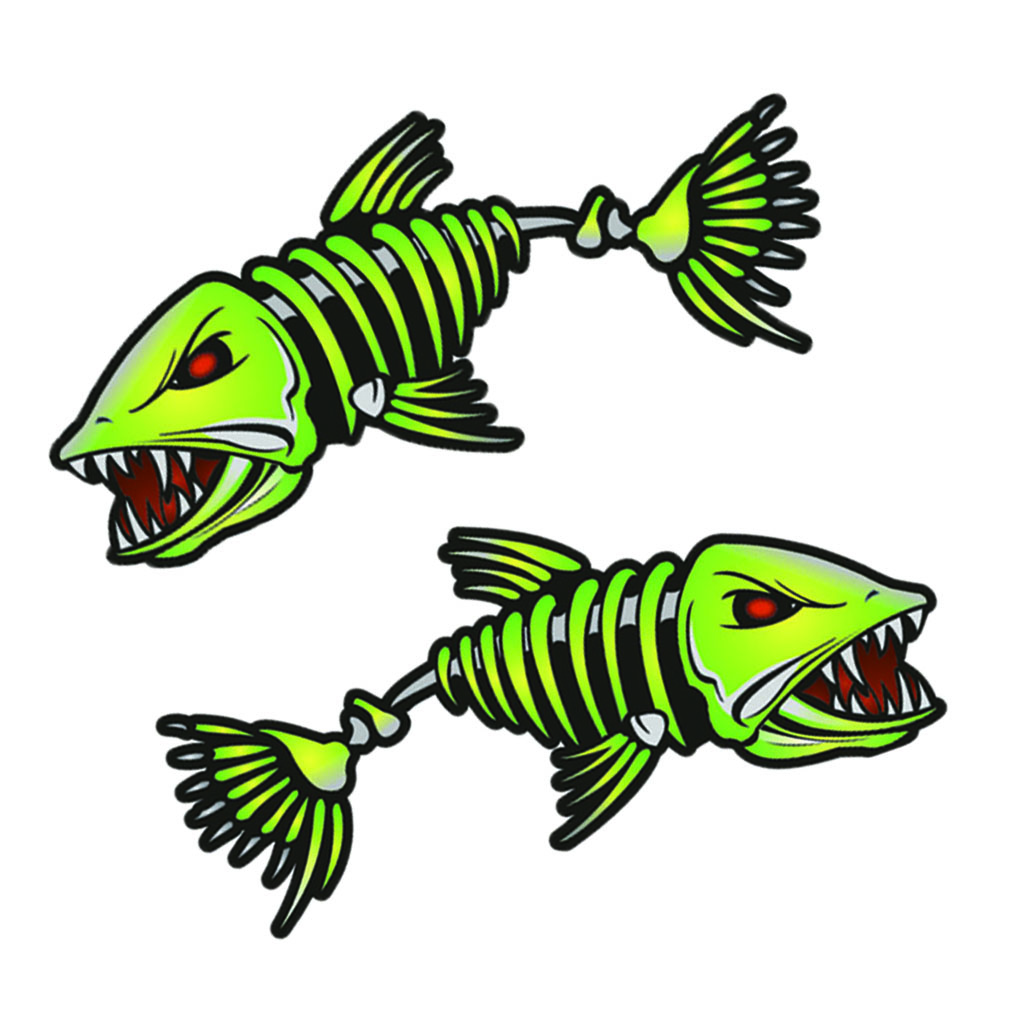 Kayak   Sticker       Bone   Decal   Self   Adhesive   Fishing   Car   Window