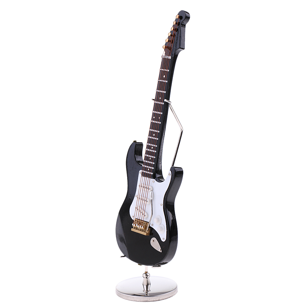 MagiDeal 1/6 Scale Wood Electric Guitar Model for 12 Inch Action Figure Accessory Kids Toys