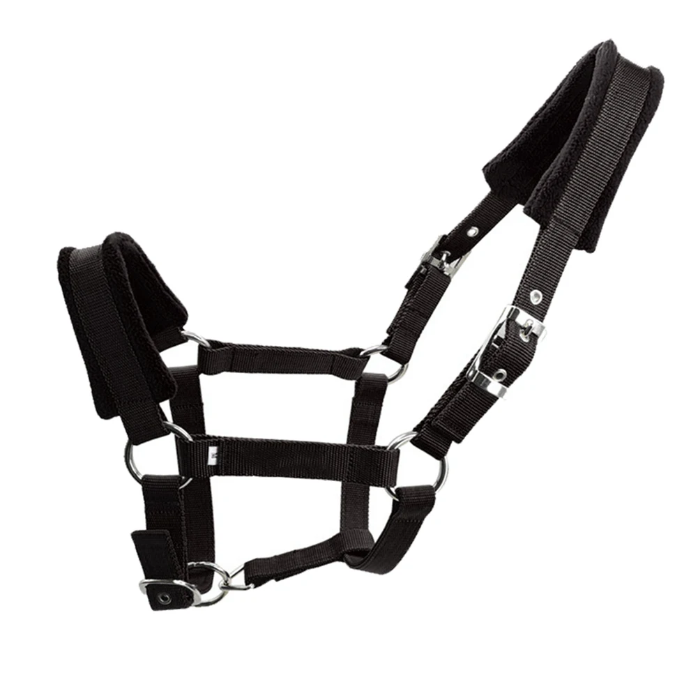 Protective Durable Accessories Sports Fleece Padded Horse Halter Adjustable Strap Multiple Sizes Riding Equipment Outdoor