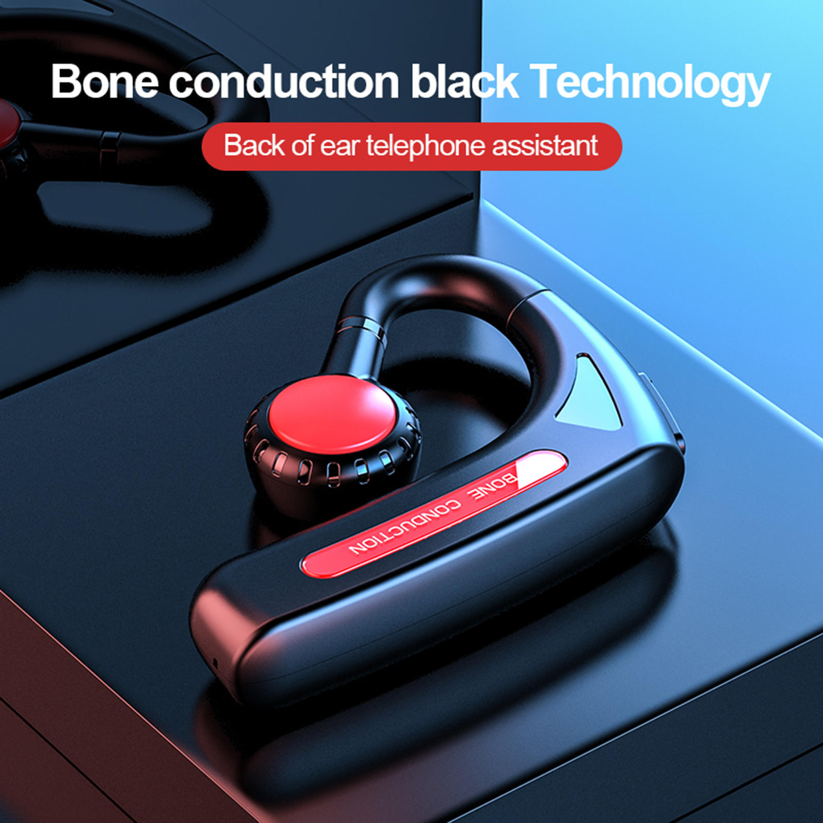 Bone Conduction Headphones 170mAh Ear Hook Style Headset Earphone NFC Function Earbuds Waterproof for Driving Swimming Fitness