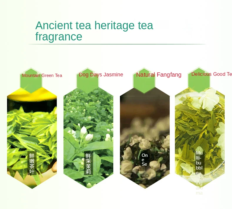 300g de chá de jasmine, chá perfumado