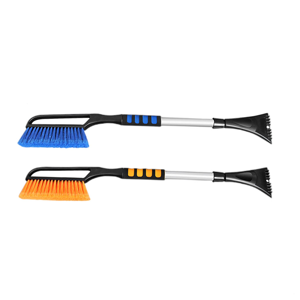 Winter Machine Extendable Car Cleaning Ice Scraper Snow Shovel Car Windshield Snow Brush Foam Handle Detachable
