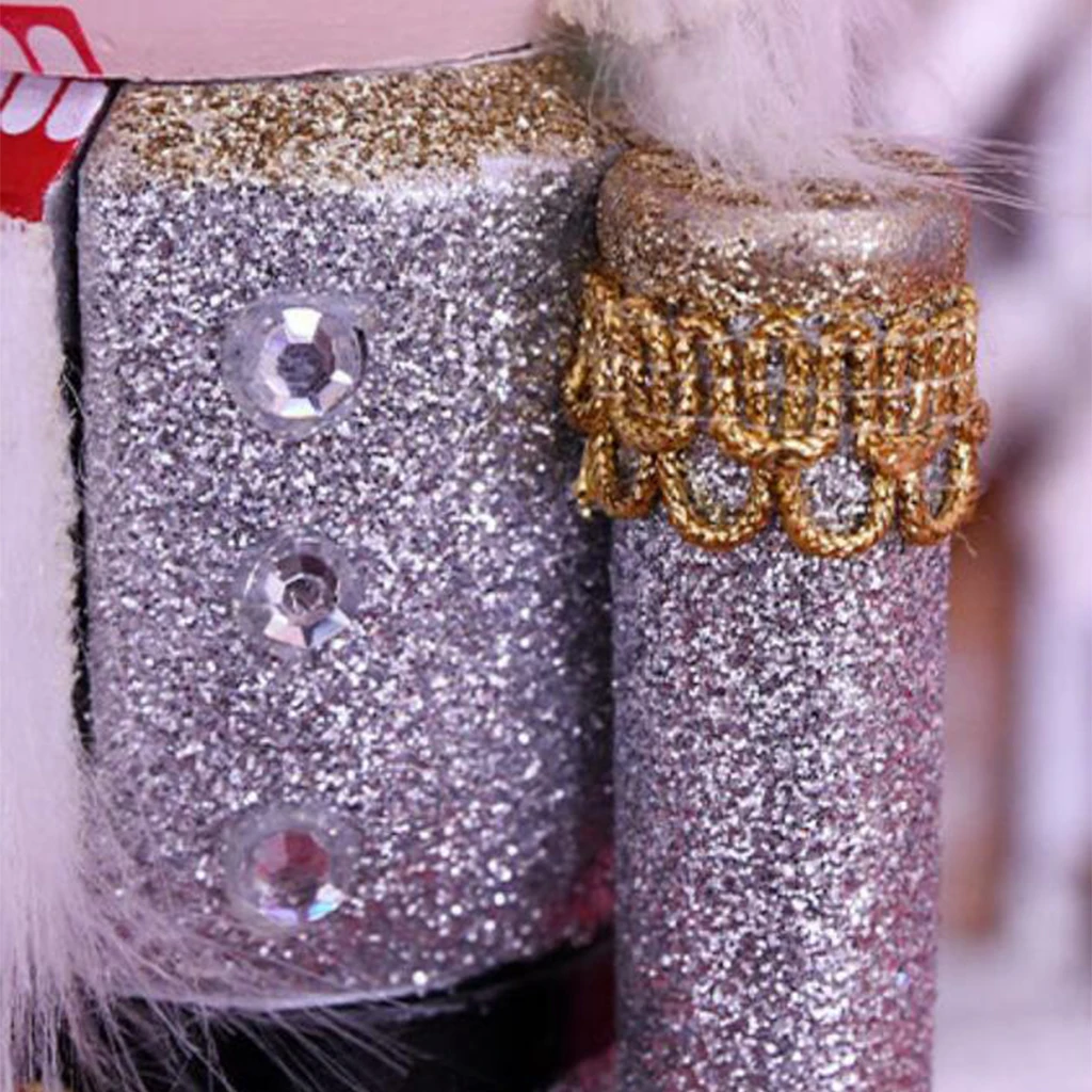 12 inch Wooden Nutcracker King Ornaments Christmas Decoration Figures Gift