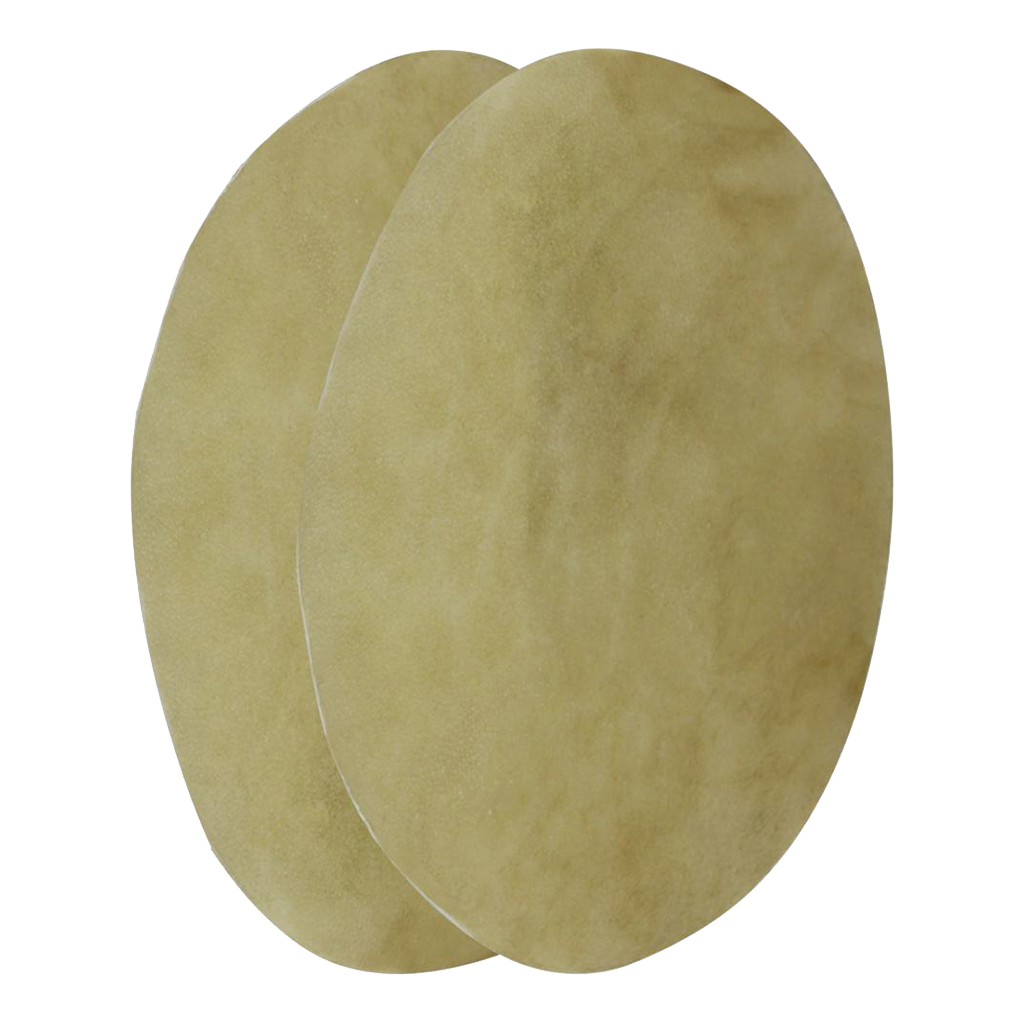 Set Of 2 PCS Drum Head Buffalo Skin 33cm Round African Drums Replacement Parts