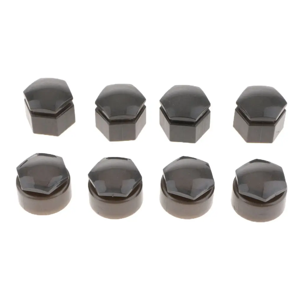 Set Of 20 22mm Car Wheel Lug Nut Bolt Cover Caps Protector Gray For Audi Q7