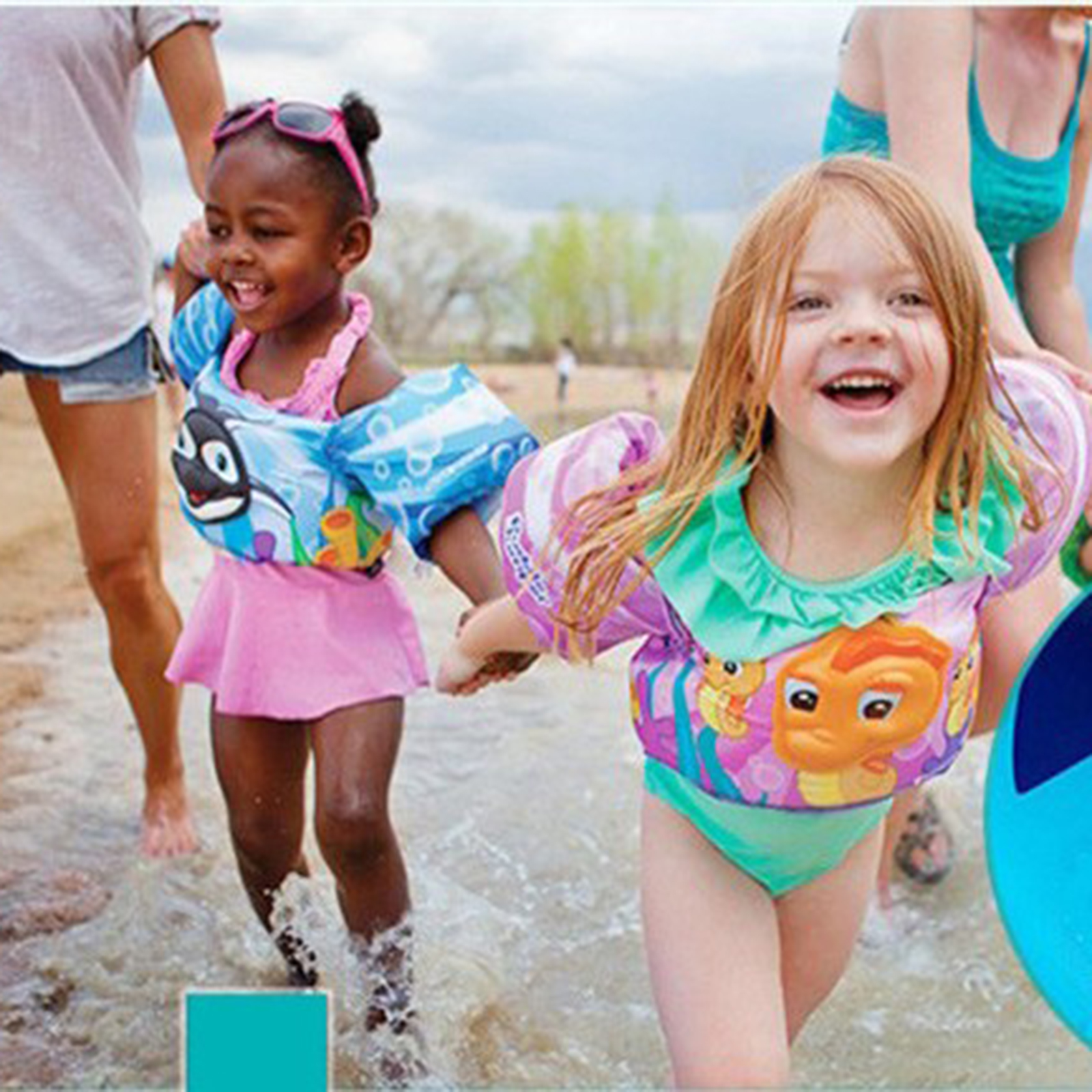Baby Swim Life Jacket Vest with Shoulder Harness Arm Sea Beach Pool Toddler Swim Aid Floats  Kids Swim Vest for Baby Children