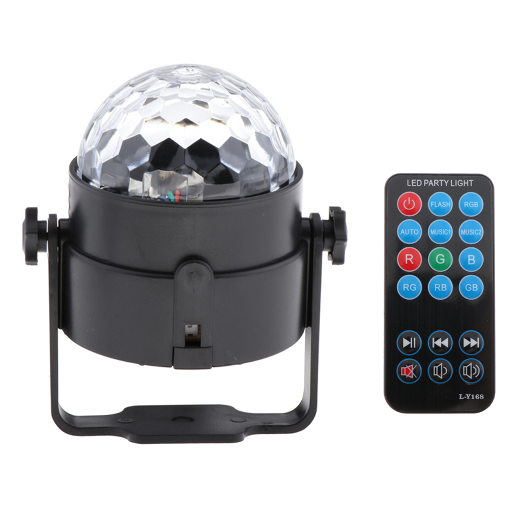 Led RGB Disco Stage Lights  Ball Light Remote Controller DJ KTV Holiday