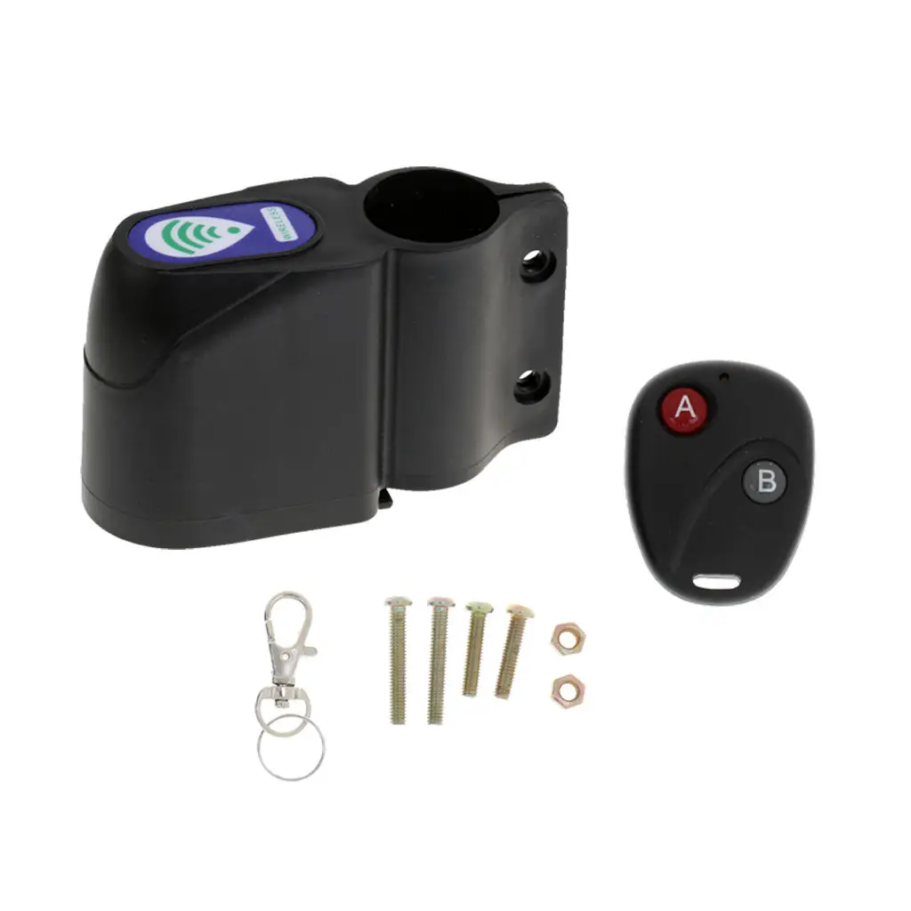 Bicycle Alarm Siren Security Bike Alert Loud Ring Bell Wireless Remote Loud Speaker