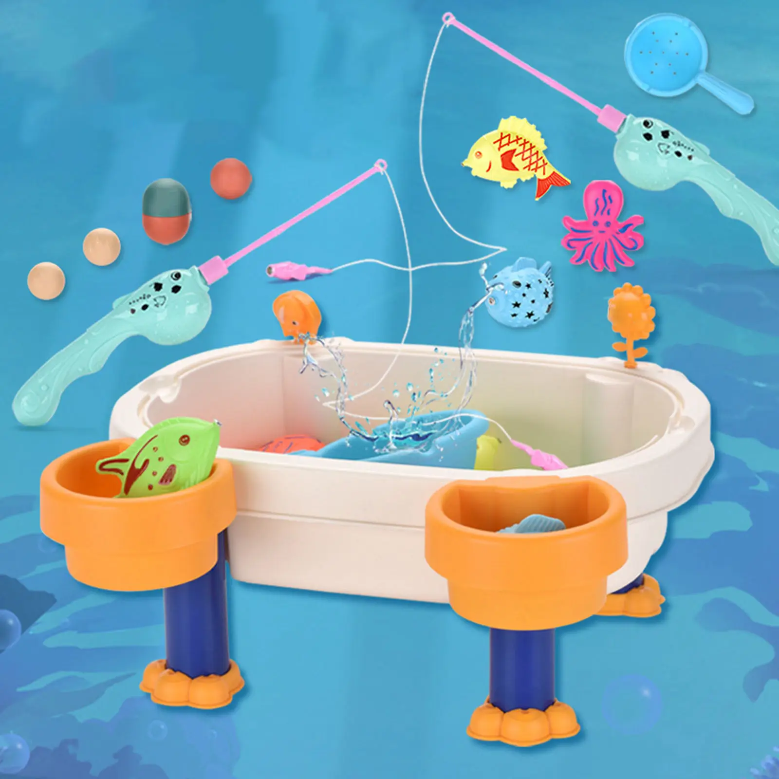 Educational Fishing Table Toys  Fish Plate Sand Development for Kids
