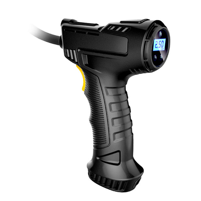 Handheld Car Tire Inflator Portable Air Compressor Air Pump Inflation Digital Display Screen for Car Motorcycle Bike Equipment