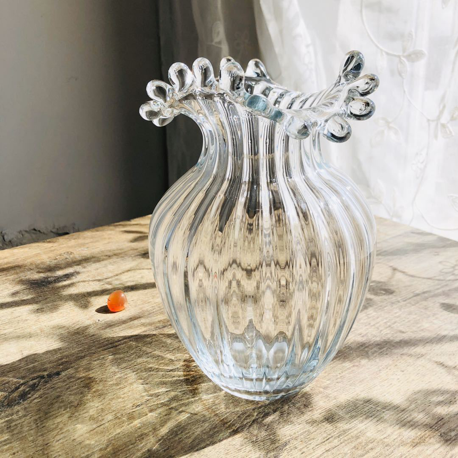 Large Glass Mouth Bottle Flower Vase Hydroponic Plants Planter Terrarium