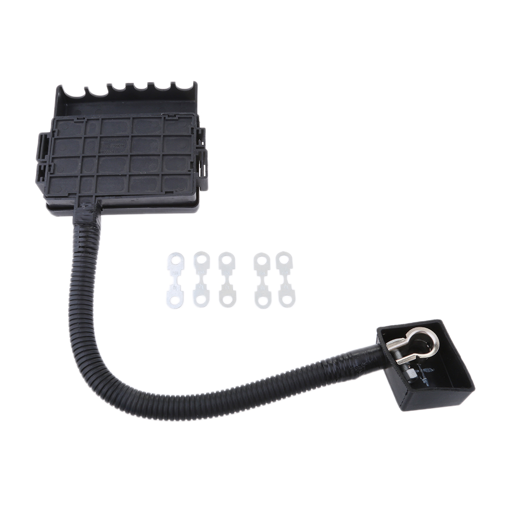 6 Way Circuit Marine Yacht Battery Terminal Fuse Box Block With Cable