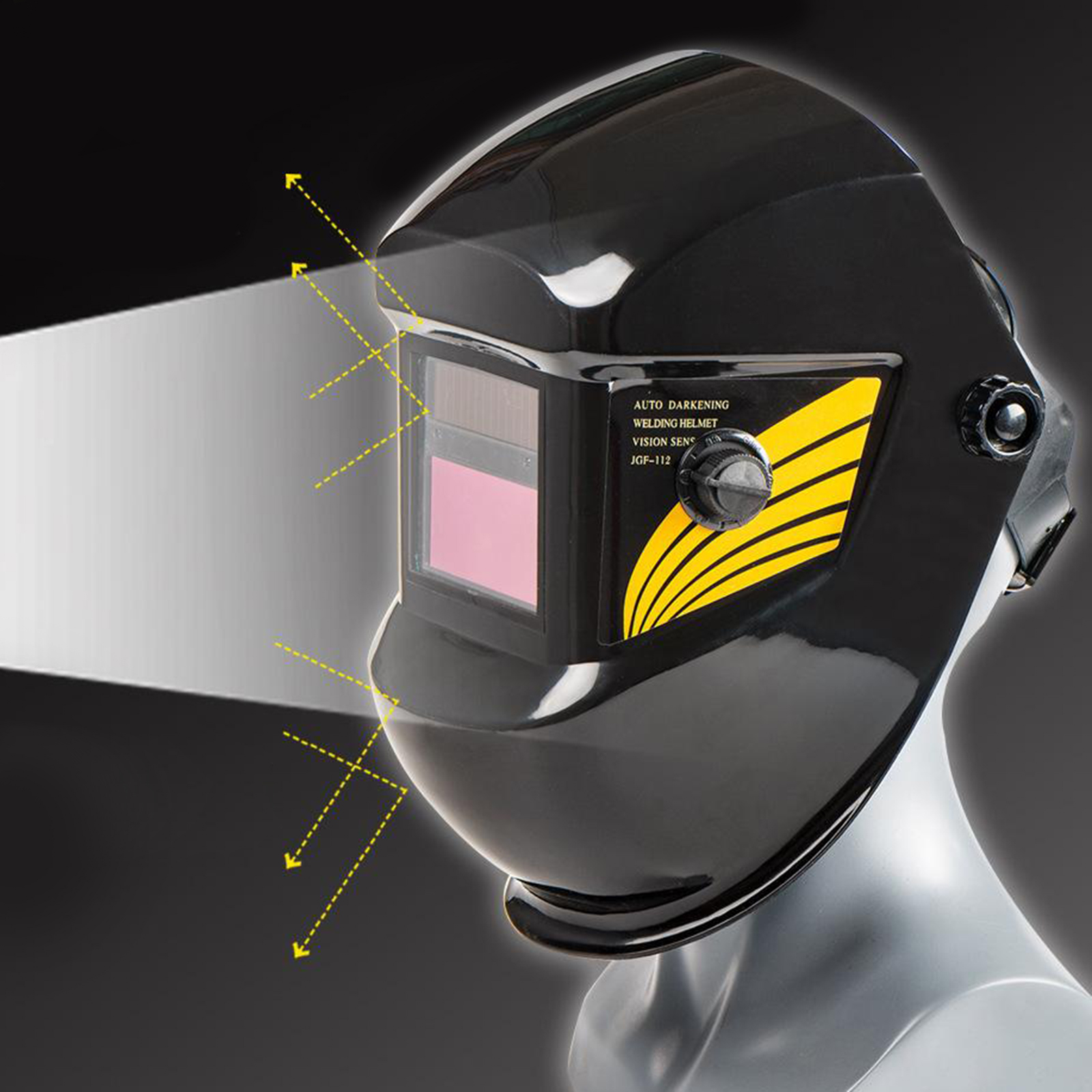 Solar Auto Darkening Welding Helmet Welder Eye Face Protector Shade Cap