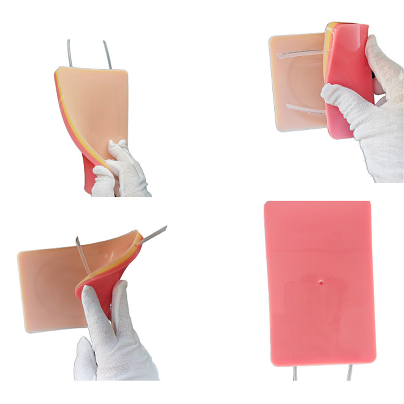 Simulation IV Injection Training Pad Educational with Blood Vessels Model Human Skin Injection Model for Nurse Training Material