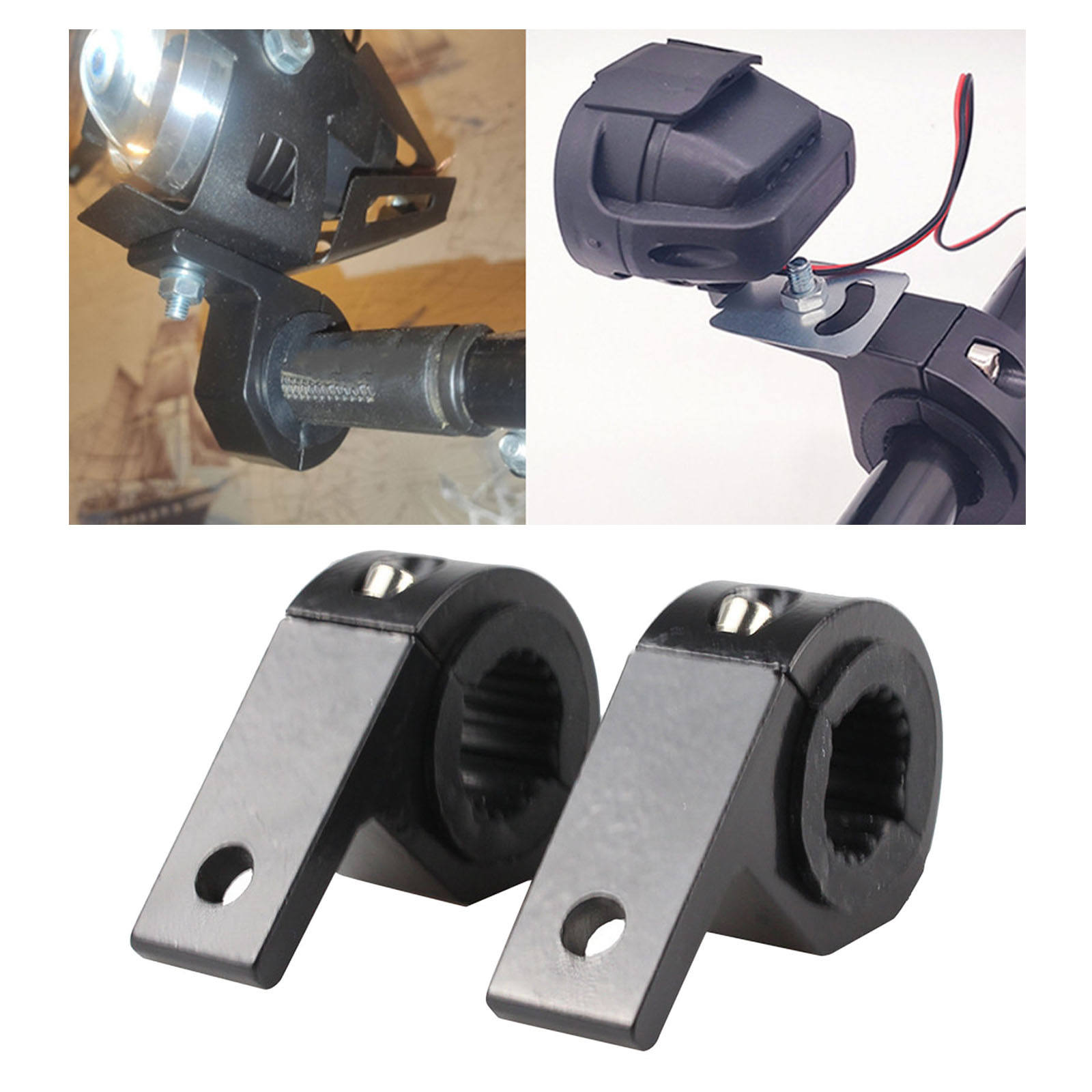 Motorcycle ,LED Headlight Clamps, Brackets ,Bar Clamps Brackets ,Tube Clamp Mount Kit
