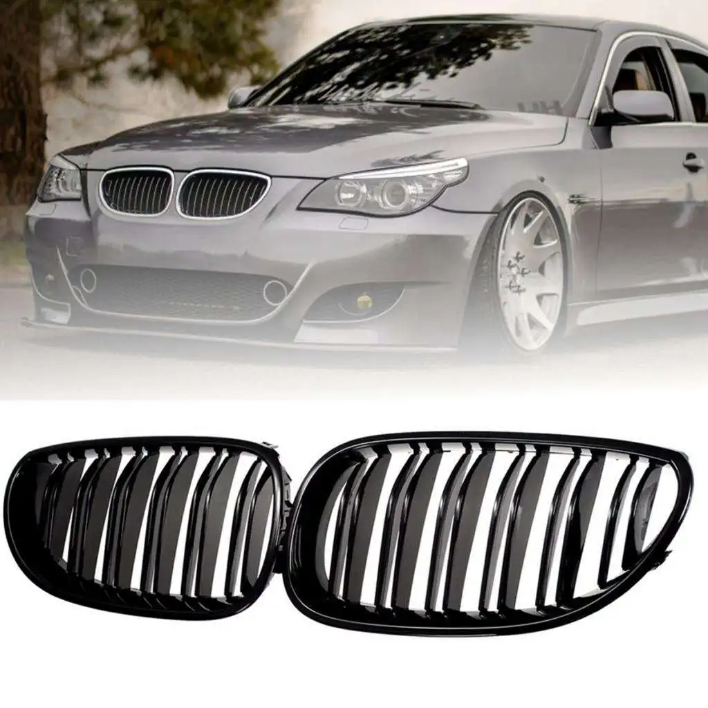 Brand New Durable 2Pcs Grilles Line for BMW 5Serie E61 03-10