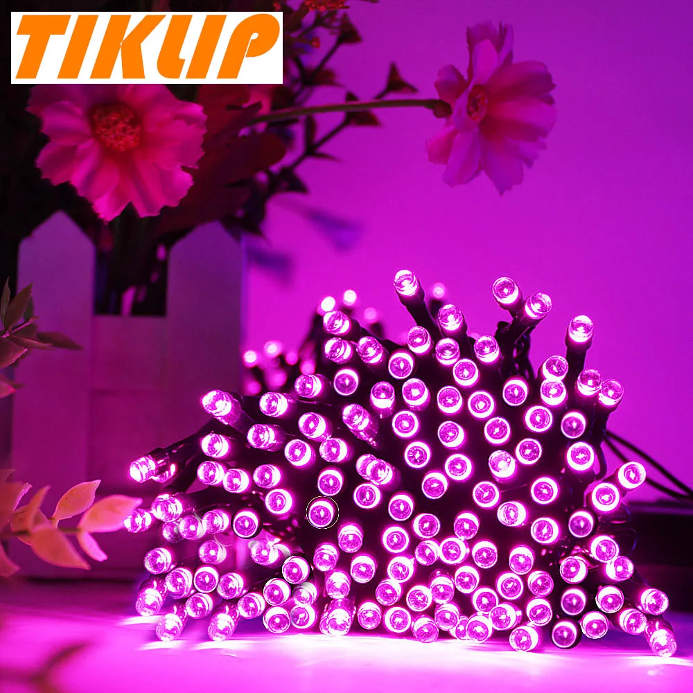 Solar Garland Fairy Lights Outdoor Sunlight Powered Garlands For Garden Holiday Christmas Wedding Decoration 2 Modes 22M 200 LED solar lamps