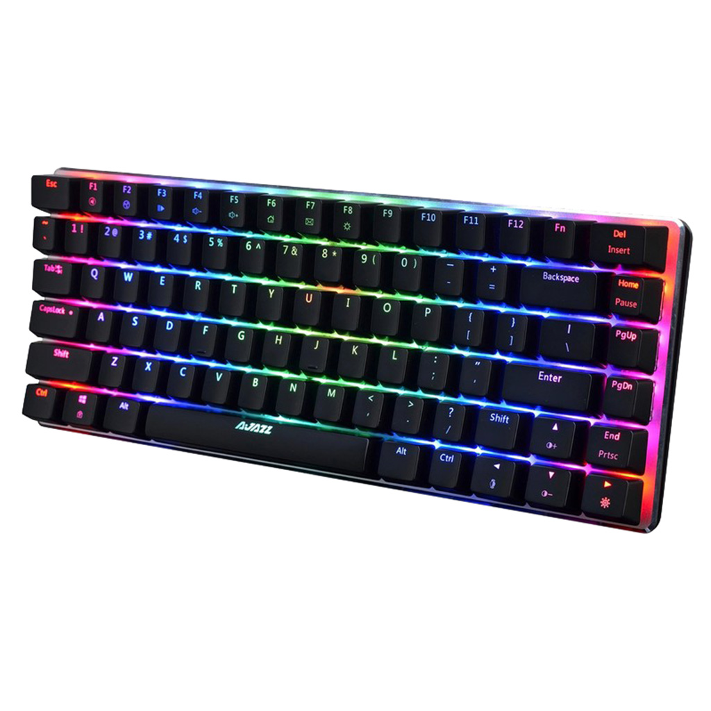 AJAZZ RGB Mechanical Keyboard 82 Keys Blue Black Switches Gaming Keyboard