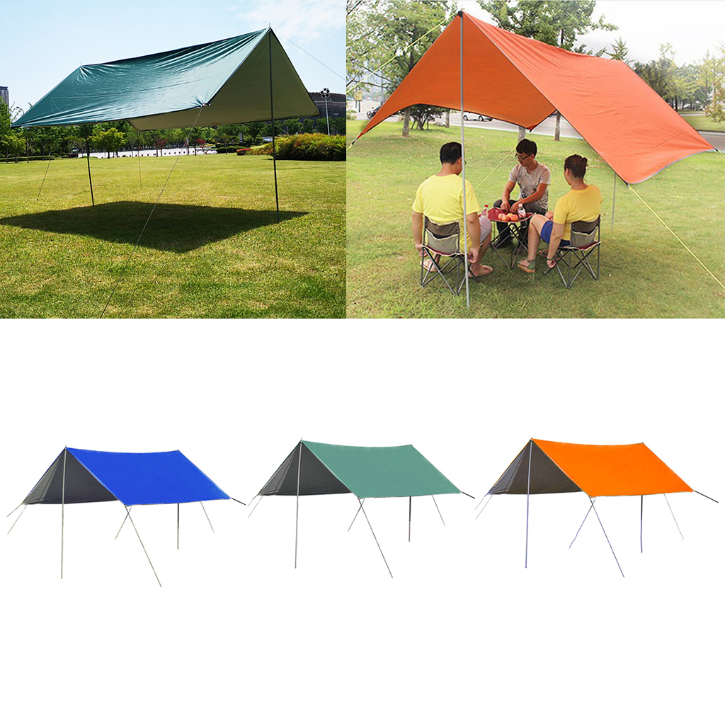 Tent Tarpaulin, Camping Tent Tarp, Outdoor Sun Protection Tarpaulin, Waterproof
