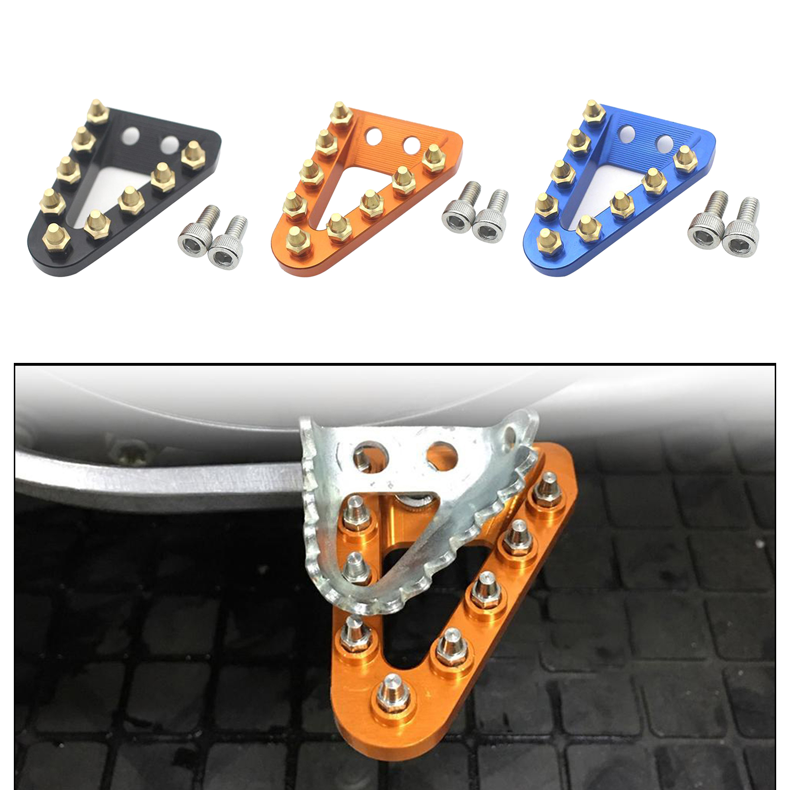 CNC Foot Brake Pedal Lever Step Plate Fit for Husqvarna TC125 FC250 350 450 TE/TX/TC/FC/FX/FE 125-501