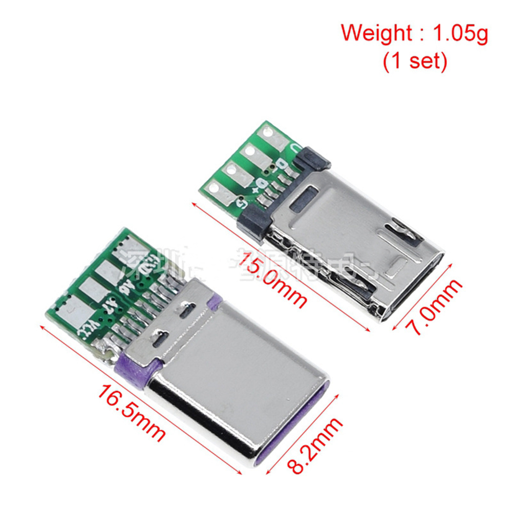Connecteurs Prise USB Femelle 5 Broches - 10 Pièces, Bord Recourbé 90°, Espacement 7.2 Mm, Pour Montage Sur PCB, Réparation électronique