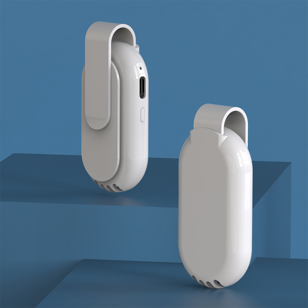 Outdoor Clip-on Mask Fan Mini Electric Portable Wearable USB Reusable Breathable Cooling Fan Fresh Air Air Conditioner