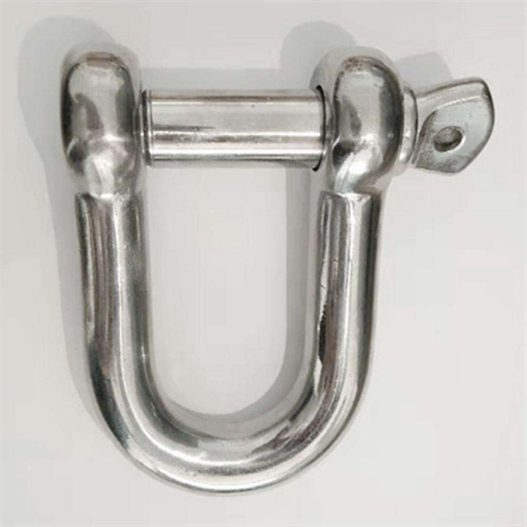 14MM Lifting Towing Bow D Shackle Buckle D- Anti-rust for Mairne Boat RV