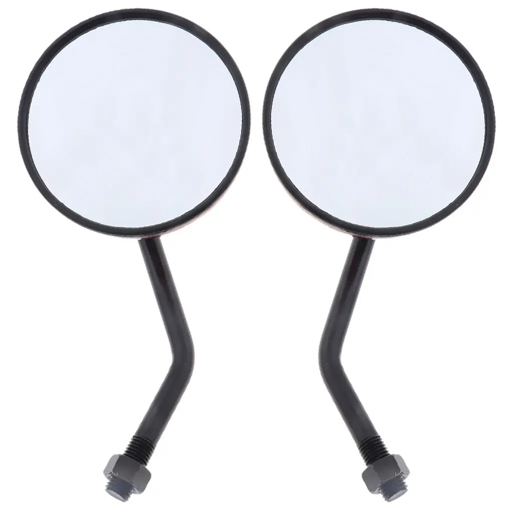 1Pair Universal Motorbike Dirt Bike ATV Moped Scooter 10mm Rear View Mirror Universal for Honda Yamaha