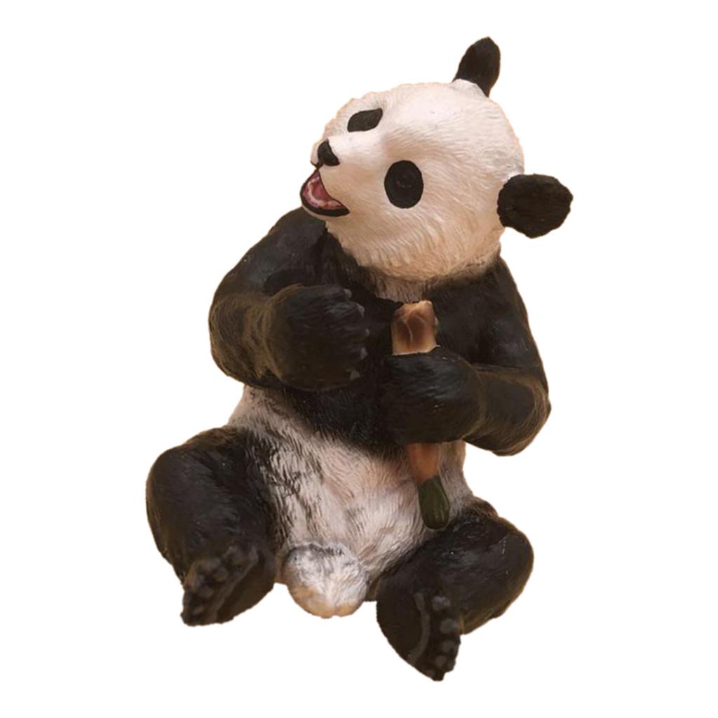 Zoo Garden Simulation Panda Model Figurine Fairy Garden Decorations