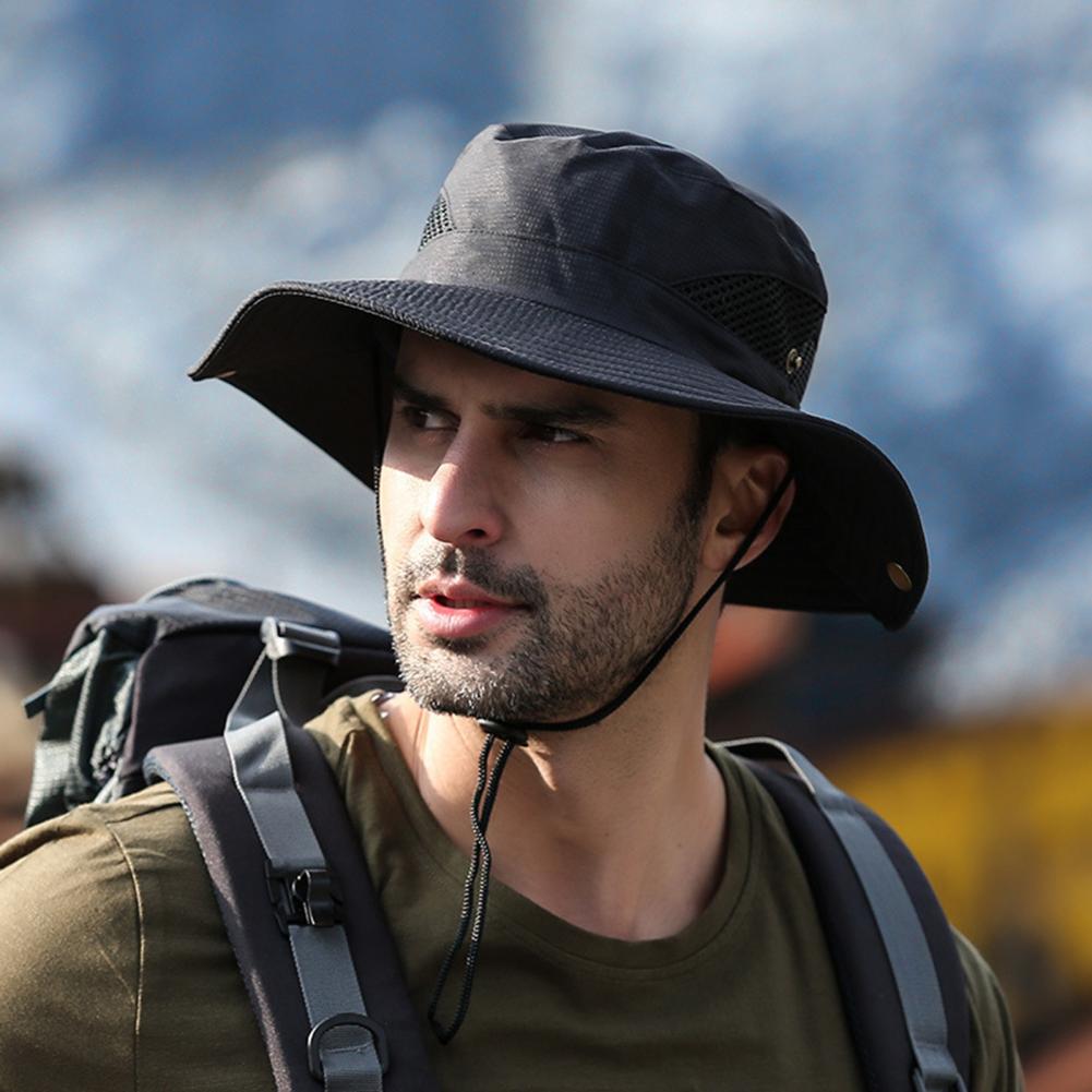 Hot Waterproof Men Hat Big Hat Brim 360 