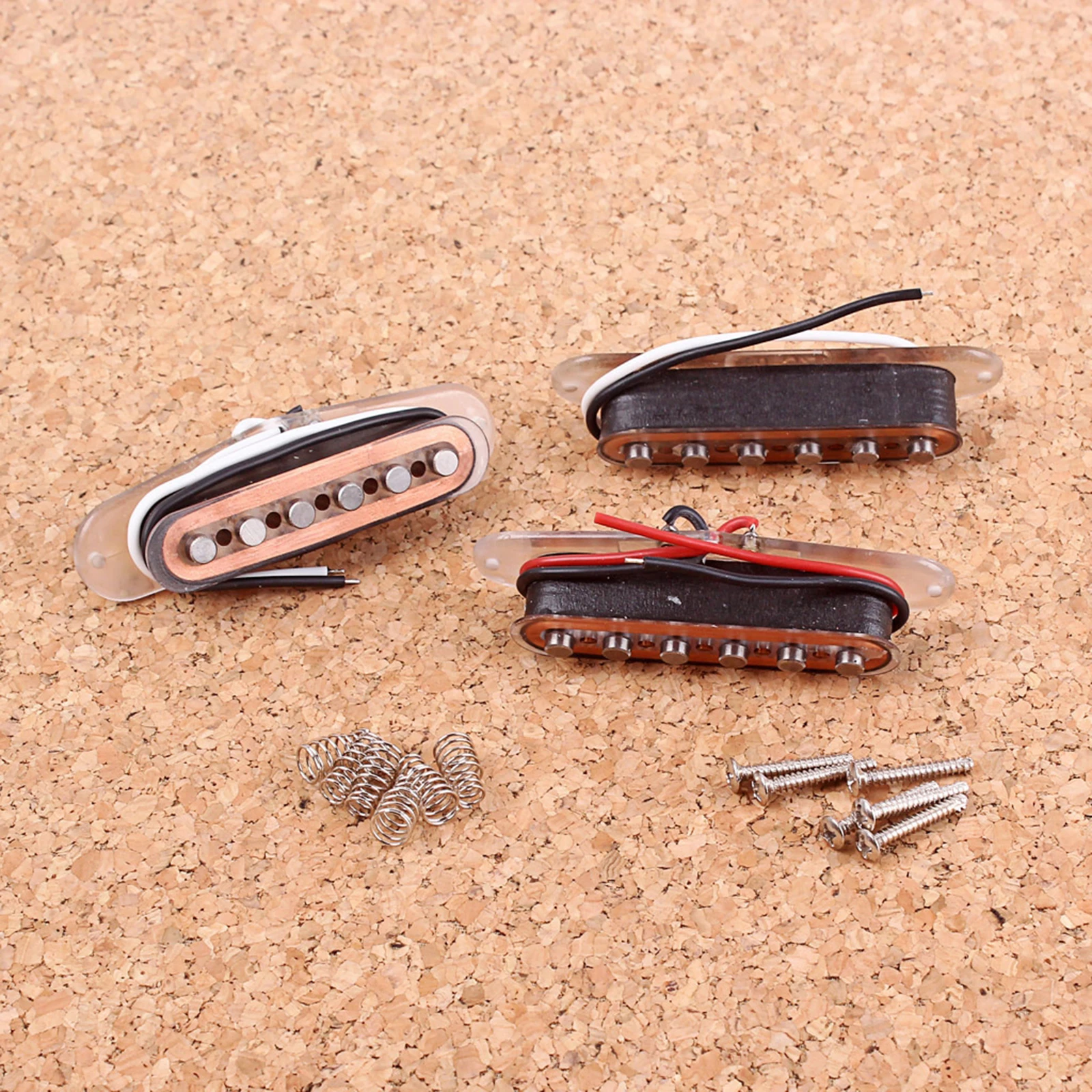 3pcs Electric Guitar Single Coil Pickup Set Middle/ Neck/ Bridge Alnico V for ST Guitar Parts