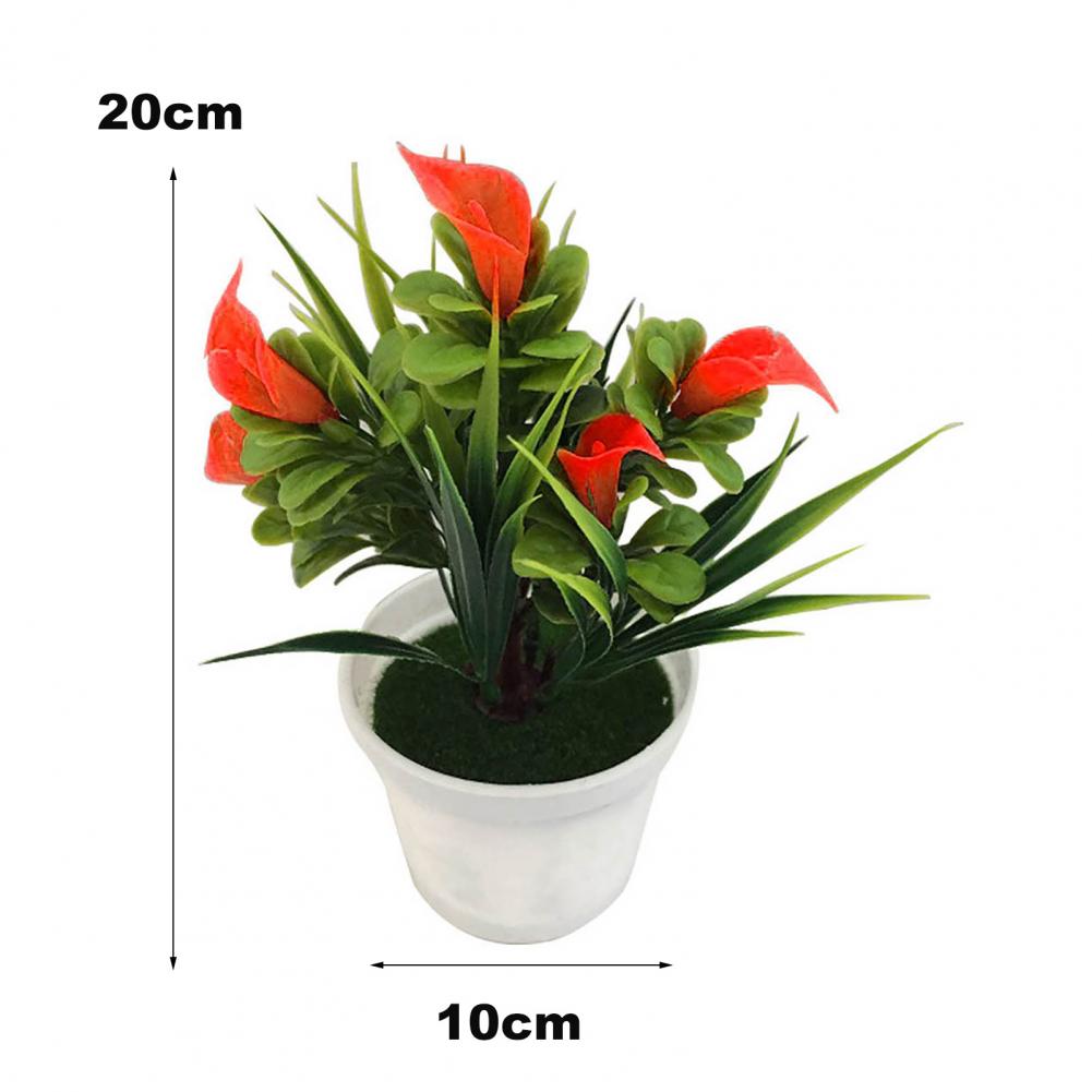 80%HOTPlastic Artificial Bonsai Artificial Plants Fake Potted Flowers Home Office Garden Party Decoration Wedding Christmas DIY