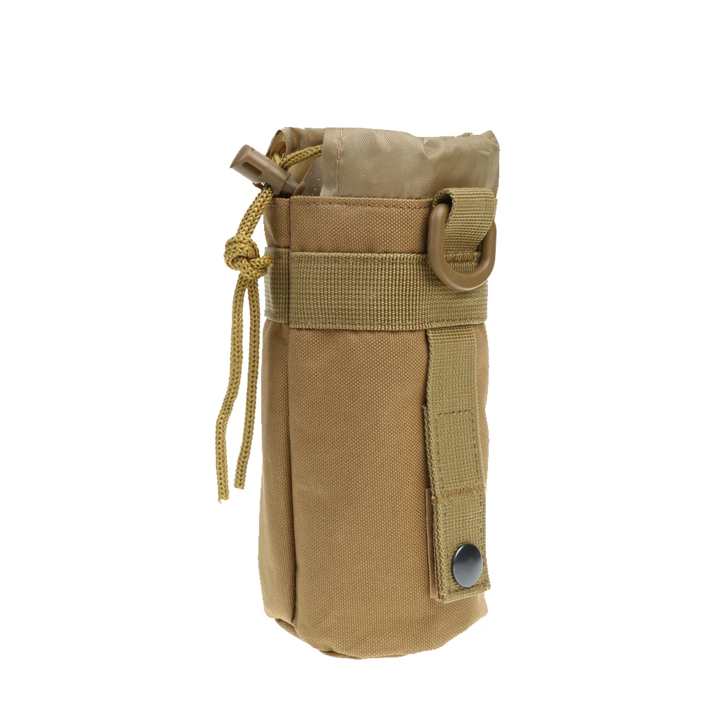 Outdoor Tactical Military Molle Water Bottle Bag Kettle Pouch Holder Green