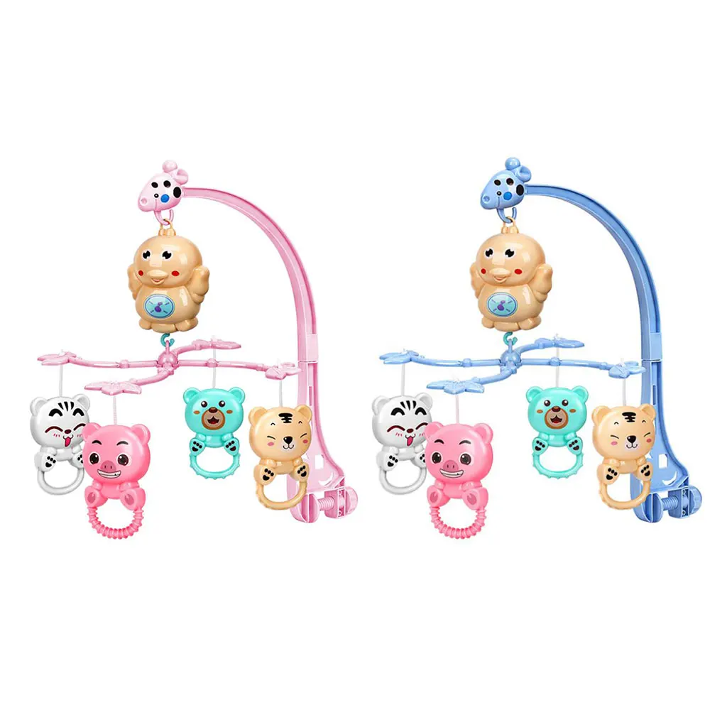 Infant Crib Bell Kids Crib Musical Mobile Cot Music Baby Rattles 500 Content