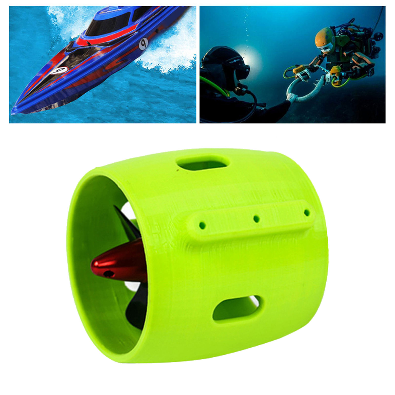 DC 12V 24V Waterproof RC Boat Underwater Propeller Motor Engine Thruster Engine Ship Model