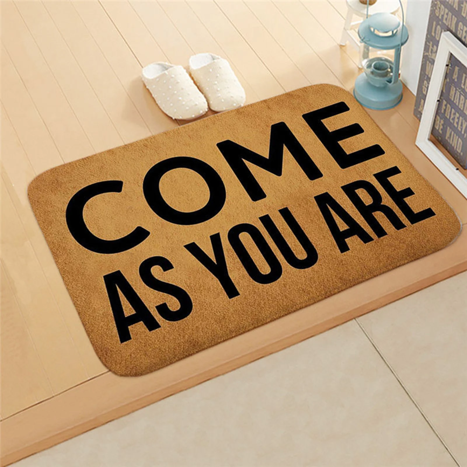 16x24 Inch Flannel Welcome Doormat Smooth Area Rugs Funny Laundry Room