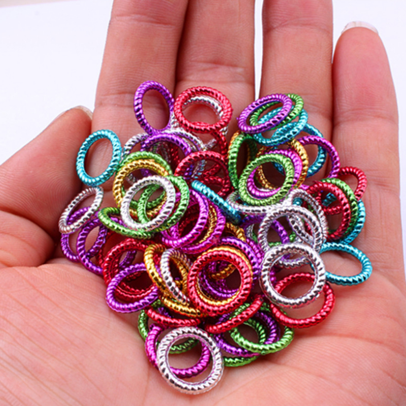 Best of 5 / 50 / 100PCS African Hair Braid Dreadlock Beads Cuffs Clips Braid Spiral Braid Hair Extension For Accessories Hair Ring Mixing Reviews & Tips